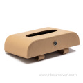 Portable Visor Tissue Holder PU Leather Tissue Box